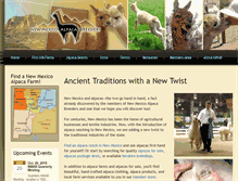 Tablet Screenshot of newmexicoalpacabreeders.org